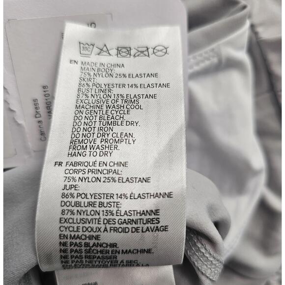 Varley Carina Dress Light Gray Women's Sizw Lrg NWT - Picture 13 of 14